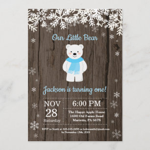 Invitación rústica del cumpleaños del muchacho del