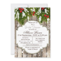 Rústica ducha de novia en Woodland