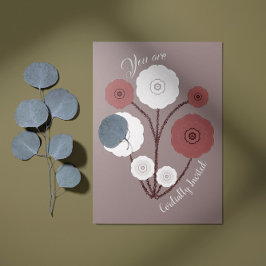 Invitación rústica elegante artística