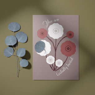 Invitación rústica elegante artística