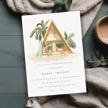 Rústica Palm Beach Tropical Shack Vow Renovación