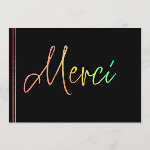 Invitación Rústico arcoiris gracias Personalizado