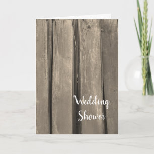 Invitación Rústico Barn Boda de Madera de Campo