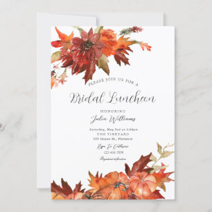 Invitación Rústico Boda del almuerzo del almuerzo de la calab
