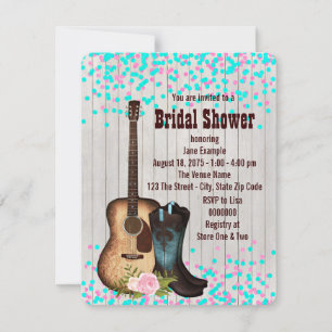 Invitación Rústico Country Bridal Shower