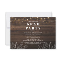 Rústico Grad Class of 2025 Graduation Party Photo