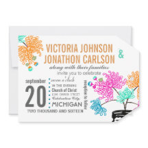 Rústico Mason Jar Mint Boda Verde azulado de coral