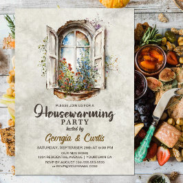 Invitación Rústico País Flores Silvestres Fiesta Calentador d