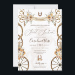 Invitación Rústico País Oeste Girasol Boho Dulce 16<br><div class="desc">Diseño rústico elegante con un tema de charro/vaquero/rancho. Cuenta con girasoles,  elementos florales y boho secos,  bota de vaquero y elementos de rancho/granja.</div>