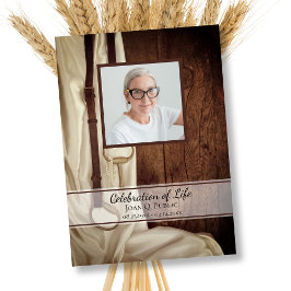 Invitación Rústico pedazo de caballo satinado celebración occ