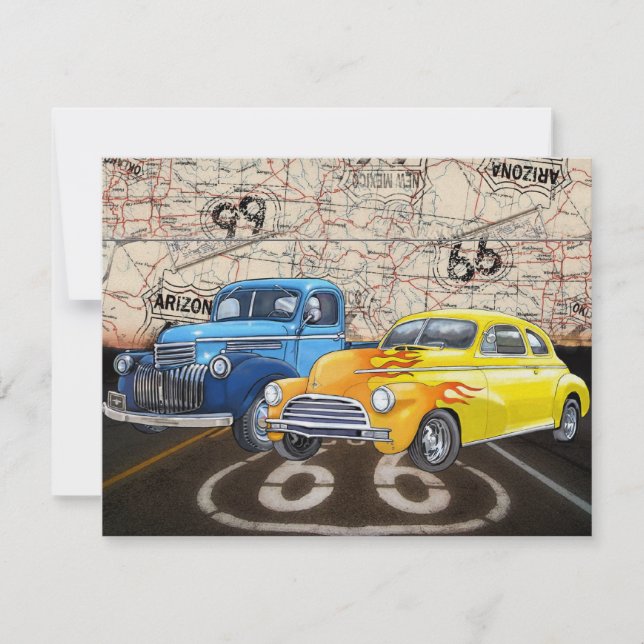 Invitación Ruta 66 - #2 - SRF (Anverso)