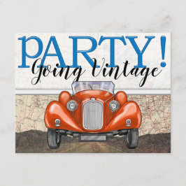 Invitación Ruta 66 - Coches de época-