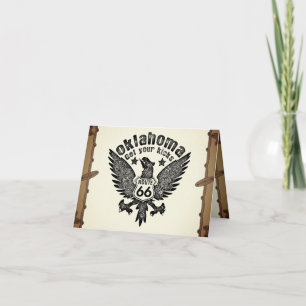 Invitación Ruta 66 de Oklahoma Get Your Kicks San Telma Filte