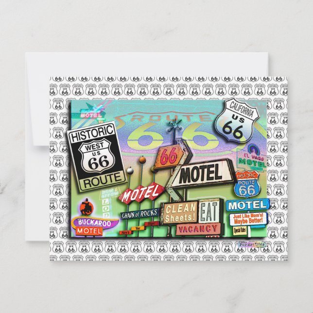 Invitación - ruta 66 el camino 18SQ de la madre (Anverso)