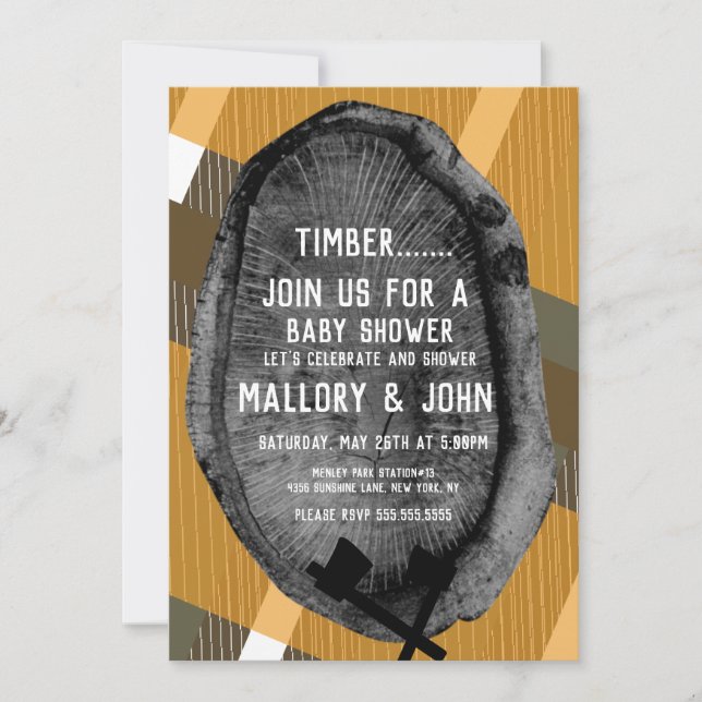 Invitación Ruta de la Naturaleza Woods Adventure Lumbarjack F (Anverso)