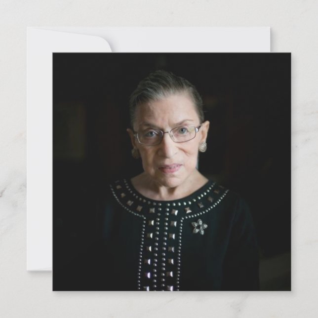 Invitación Ruth Bader Ginsburg, juez de la Corte Suprema (Anverso)