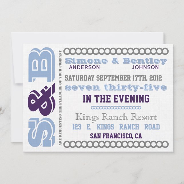 Invitación S n' B (Anverso)