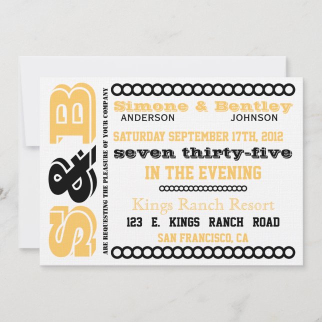 Invitación S n' B (Anverso)