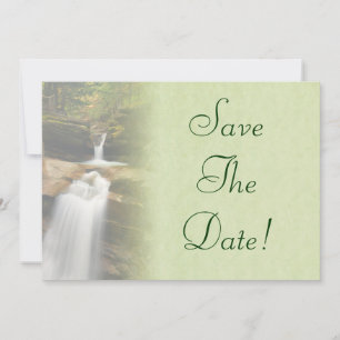Invitación Sabbaday Falls Boda Guardar la Fecha