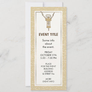 Invitación Sacacorchos