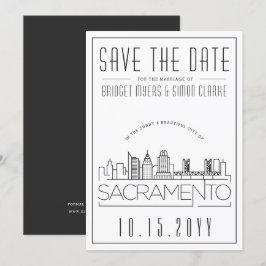 Invitación Sacramento Boda | Línea de horizonte Guardar la fe