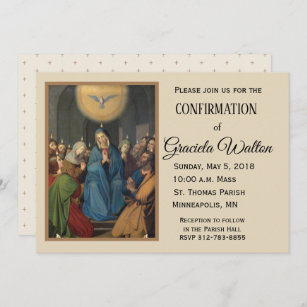 invitaciones de confirmacion catolica