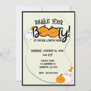Invitación Sacuda tu Booty Halloween Party Invitation
