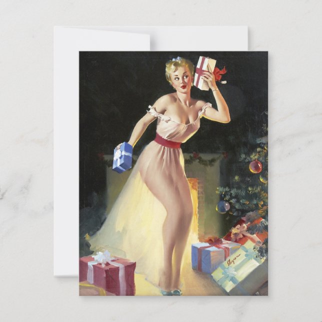 Invitación Sacudiendo los regalos (Anverso)