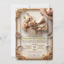 Invitación Saddle & Sparkle - Invitati, un Boda occidental rú