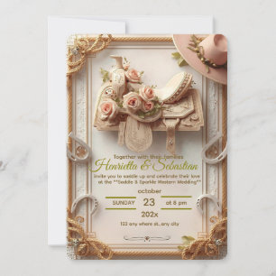 Invitación Saddle & Sparkle - Invitati, un Boda occidental rú
