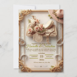 Invitación Saddle & Sparkle - Invitati, un Boda occidental rú