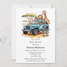 Safari Adventure Boy Baby Shower