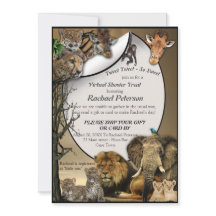 Safari al aire libre Bebé ducha