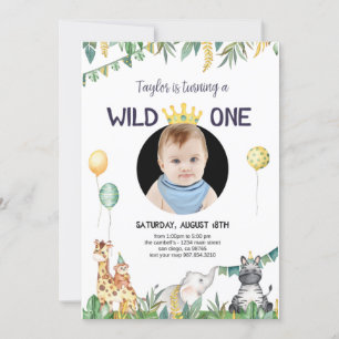 Invitación Safari Animal