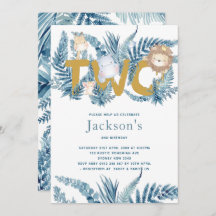 Safari Animales Segundo Cumpleaños