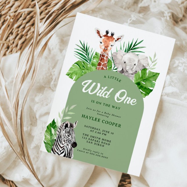 Invitación Safari Baby Shower (Subido por el creador)