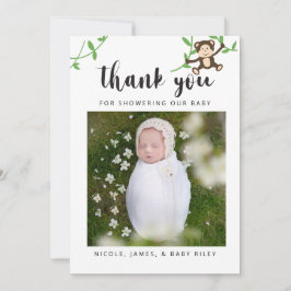 Invitación Safari Baby Shower Gracias Animales De La Jungla