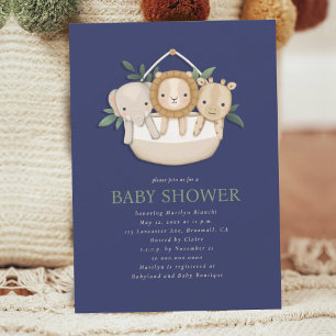 Invitación Safari Boy Baby Shower