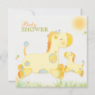 Invitación Safari Giraffe Whimsical Baby Shower