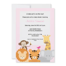 Safari Jungle Baby Shower - Chica