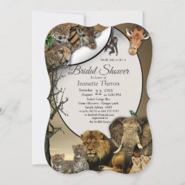 Invitación Safari Outdoor Bridal Shower