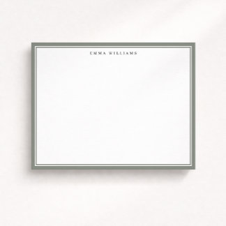 Invitación Sage Frame Note Card