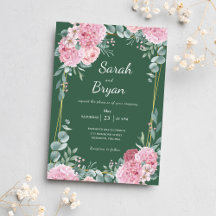 Sage Green Floral Watercolor Rústico Boho Boda