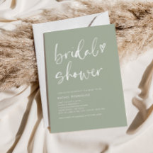 Sage Sage Green Bridal Shower