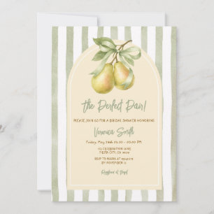 Invitación Sage Verde La Pareja Perfecta Despedida de Soltera