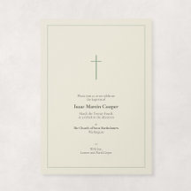 Sage y Crema Cruz Mínima Religiosa Bautizo