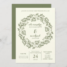 Sage y Ivory Rustic Botanath Wreath Boda