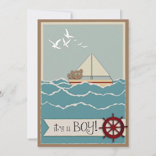 Invitación Sailing Invitation Card (Anverso)