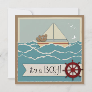 Invitación Sailing Invitation Square