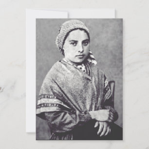 Invitación Saint Bernadette Soubirous